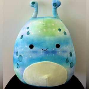 Large Kellytoy Squishmallows “ZINX the Alien”, Rainbow Plush. Rare. 16”